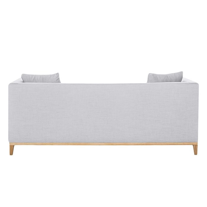 Sofa 3-osobowa tapicerowana szara Lily
