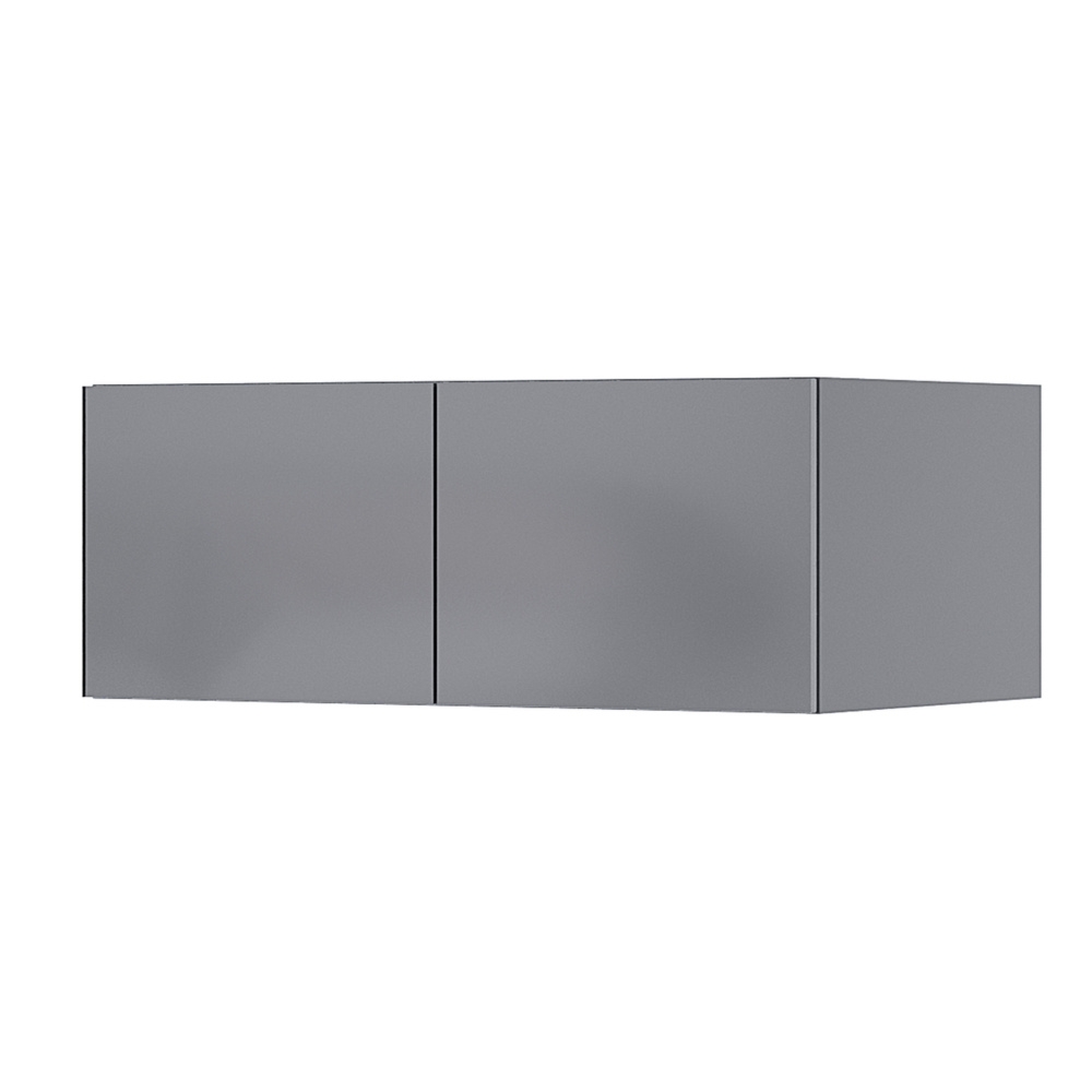 Nadstawka na szafę antracyt / grafit mat 90 x 55 cm Teo