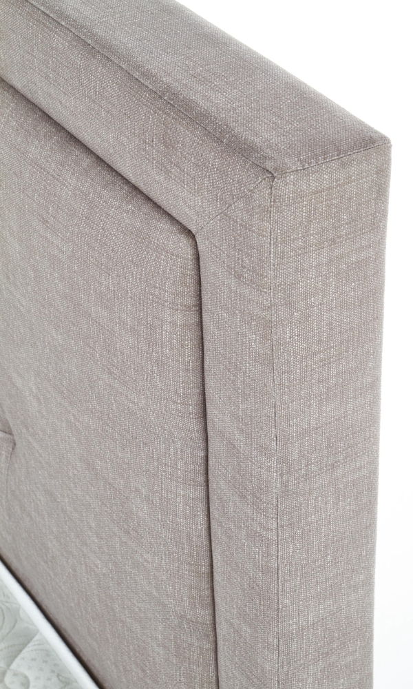 Łóżko tapicerowane z szufladą szare 160x200 cm Evora Style furniture