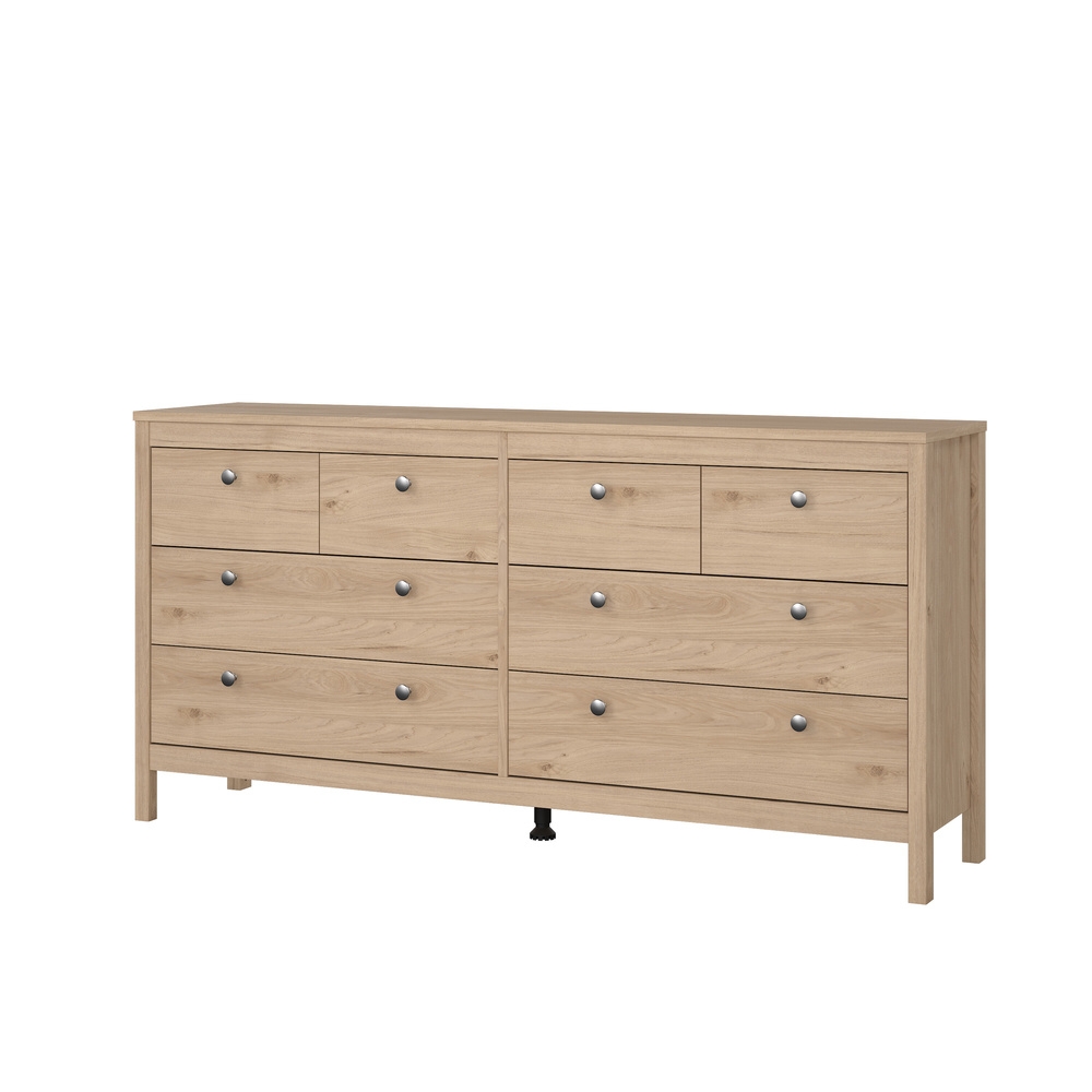 Komoda z szufladami jackson hickory mat 159 cm Madrid Tvilum