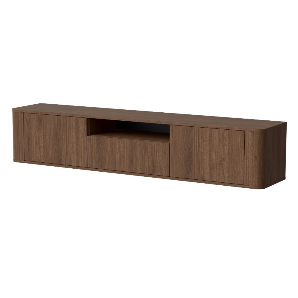 Szafka RTV orzech elegant mat 180 cm Lunaro