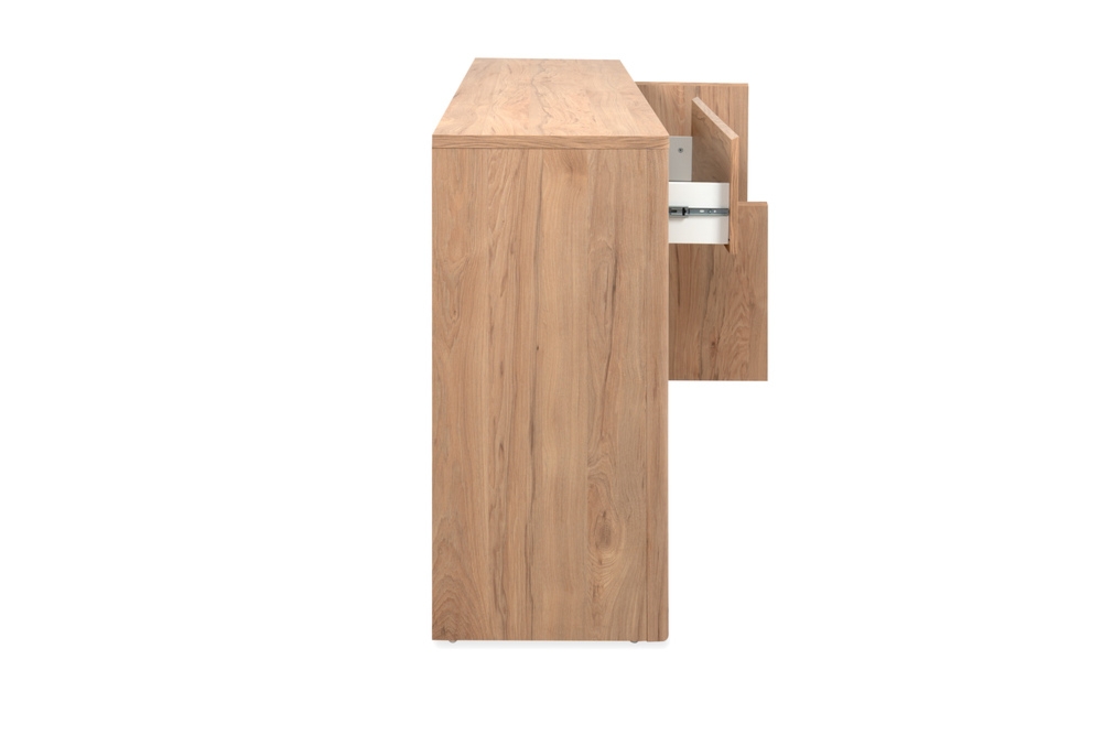 Komoda z szufladami i drzwiami jackson hickory 165 cm Genf