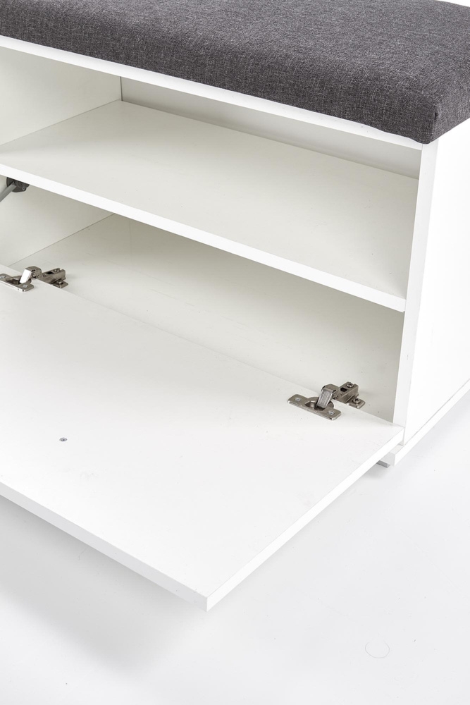 Szafka na buty biała wysoki połysk 32 cm Lima