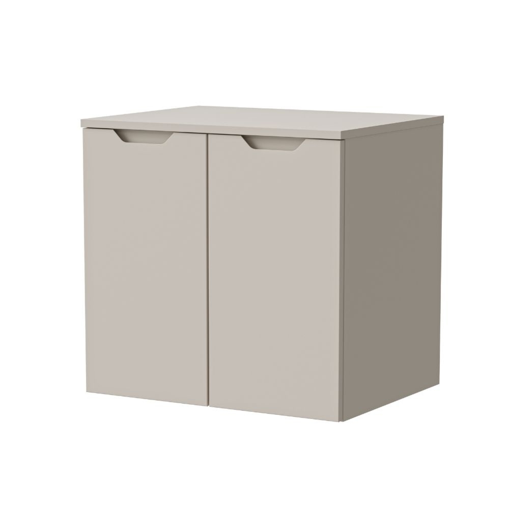Szafka pod umywalkę z drzwiami biała mat 60 cm Noma