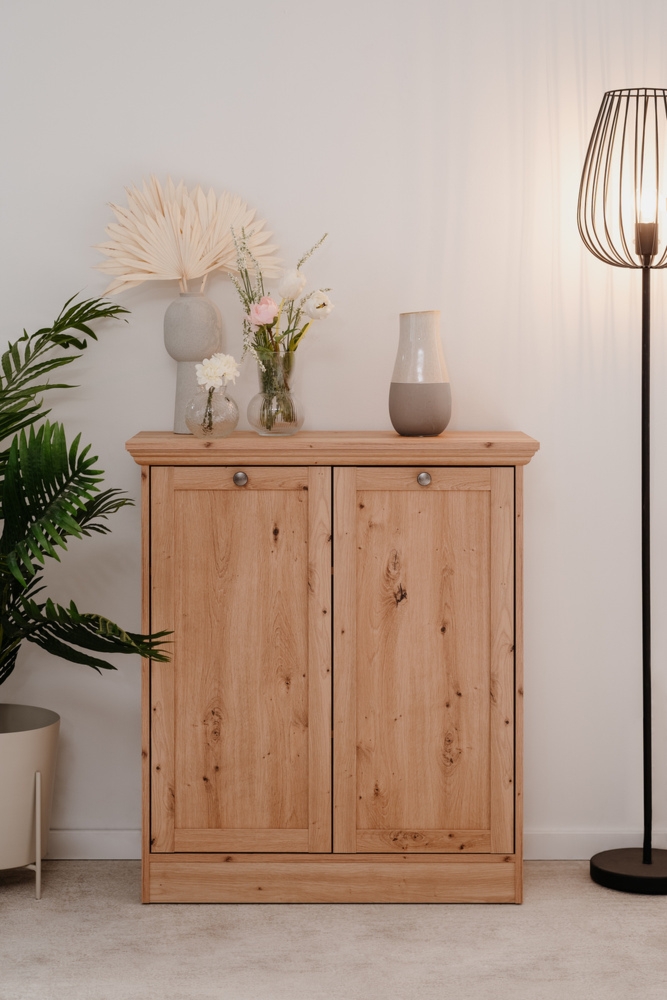 Komoda z drzwiami dąb artisan mat 80 cm Timber