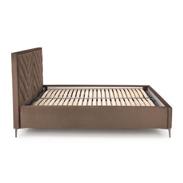 Zagłówek do łóżka beżowy 175×120 cm Modulo W1