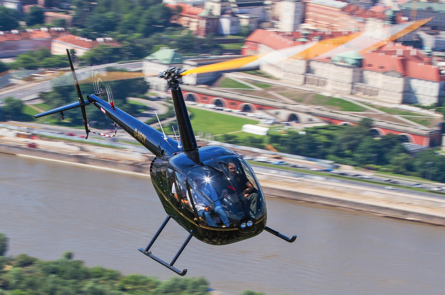 Image of Lot helikopterem nad Warszawą dla 2-3 osób