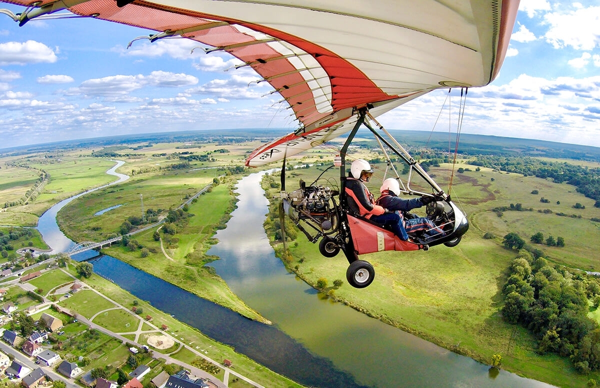 Image of Widokowy lot motolotnią nad Gorzowem i Wartą