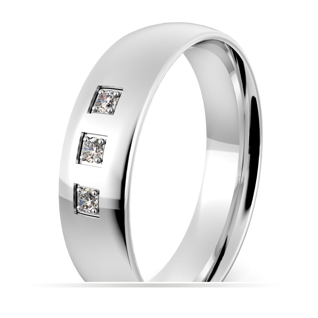Oprawa diamentu w obrączce - 1.25 mm - 0.008ct si / h