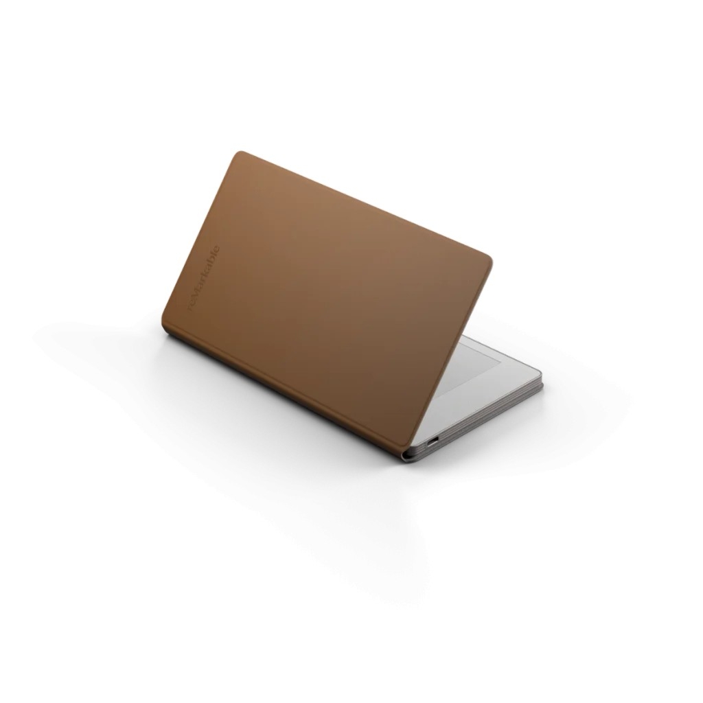 Book Folio - Skórzane etui dla reMarkable Paper Pro Move - Brązowe