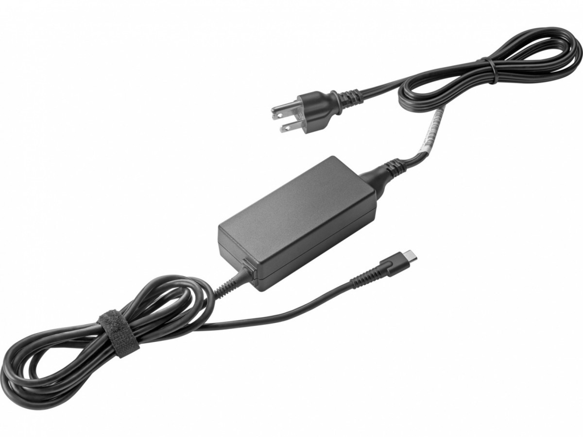 Фото - Блок живлення для ноутбука HP Inc. 45W USB-C LC Power Adapter EURO 1MZ01AA 