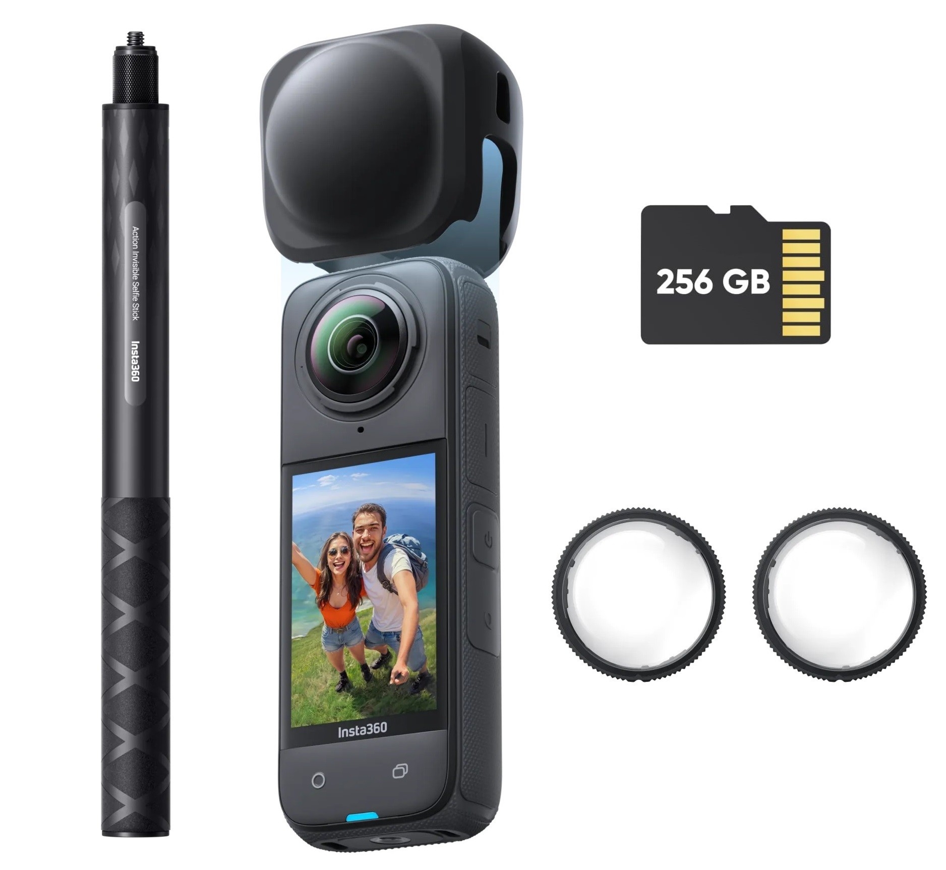 Insta360 X4 - Kamera sportowa 360 4K UHD - Pakiet Startowy