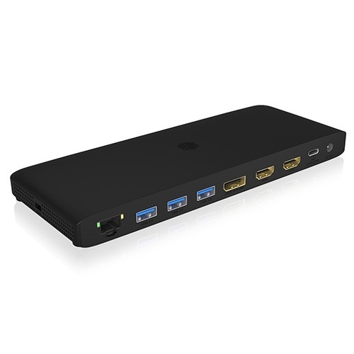 Фото - Персональний комп'ютер Icy Box IcyBox Stacja dokująca IB-DK2416-C 11in1,HDMI,DP,USB,LAN 