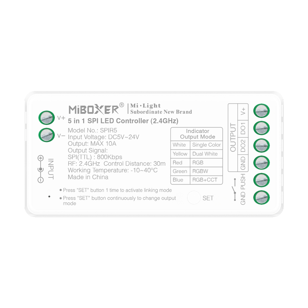 SPIR5 – Kontroler LED SPI 5 w 1 (2.4GHz)