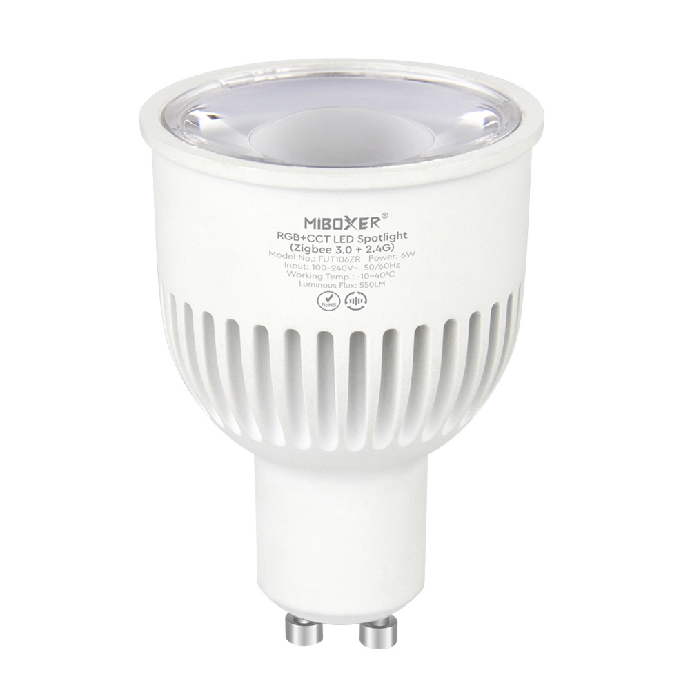 FUT106ZR – Reflektor GU10, 6W RGB+CCT (Zigbee 3.0+2,4G)