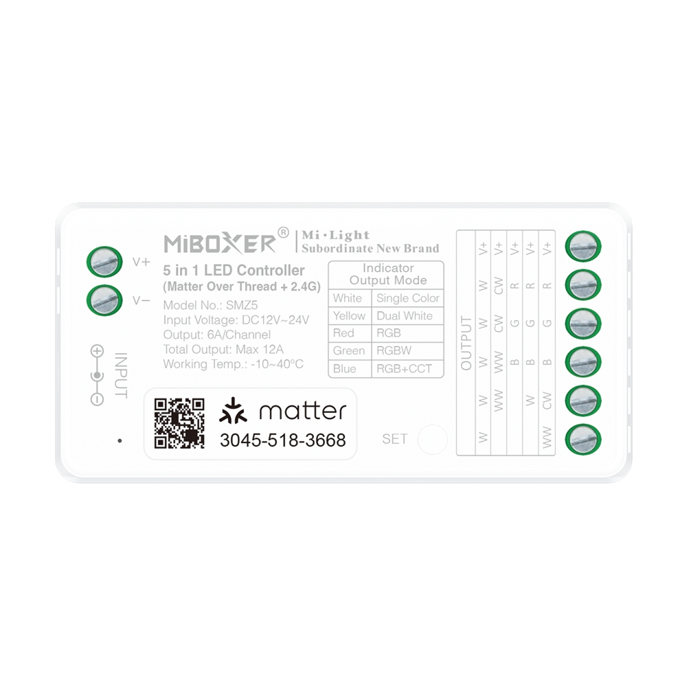SMZ5 – Kontroler 5 w 1 (Matter Over Thread+2.4GHz)