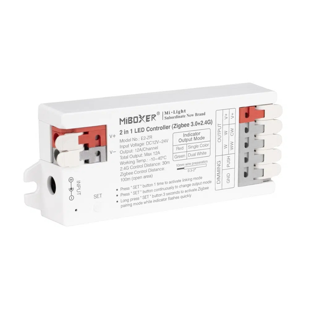 E2-ZR – Kontroler LED 2 w 1 (Zigbee 3.0 +2.4G)
