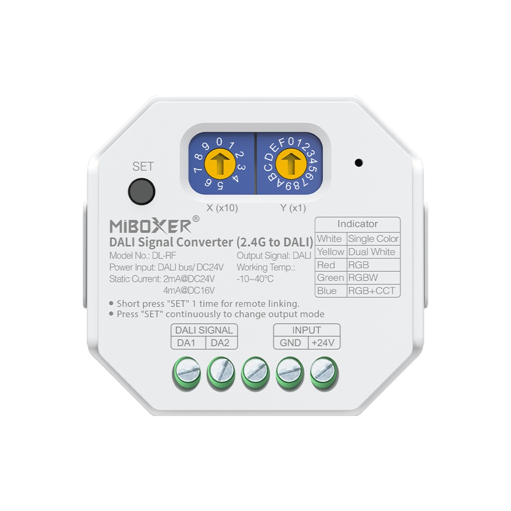 DL-RF – Konwerter sygnału DALI (2.4G do DALI)
