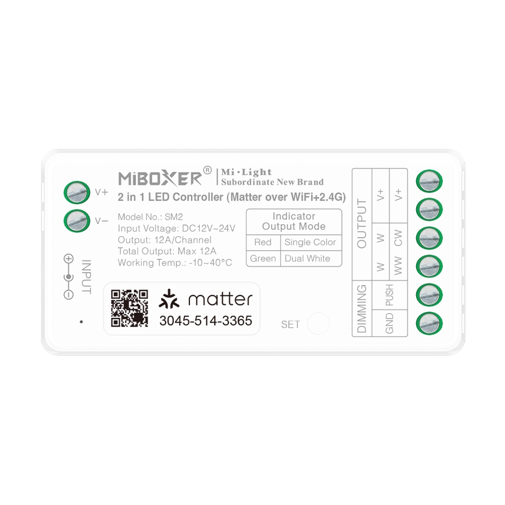 SM2 – Kontroler 2 w 1 (Matter Over WiFi+2.4GHz)
