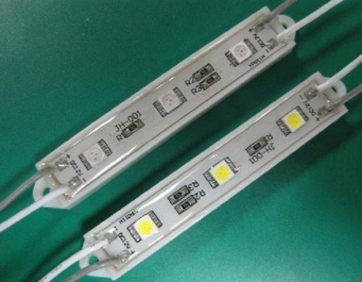 LED moduł – SMD5050 3 diody – wodoodporny zielony SY