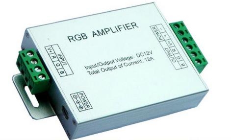 Wzmacniacz RGB do taśm LED RGB - 288 W - 24A