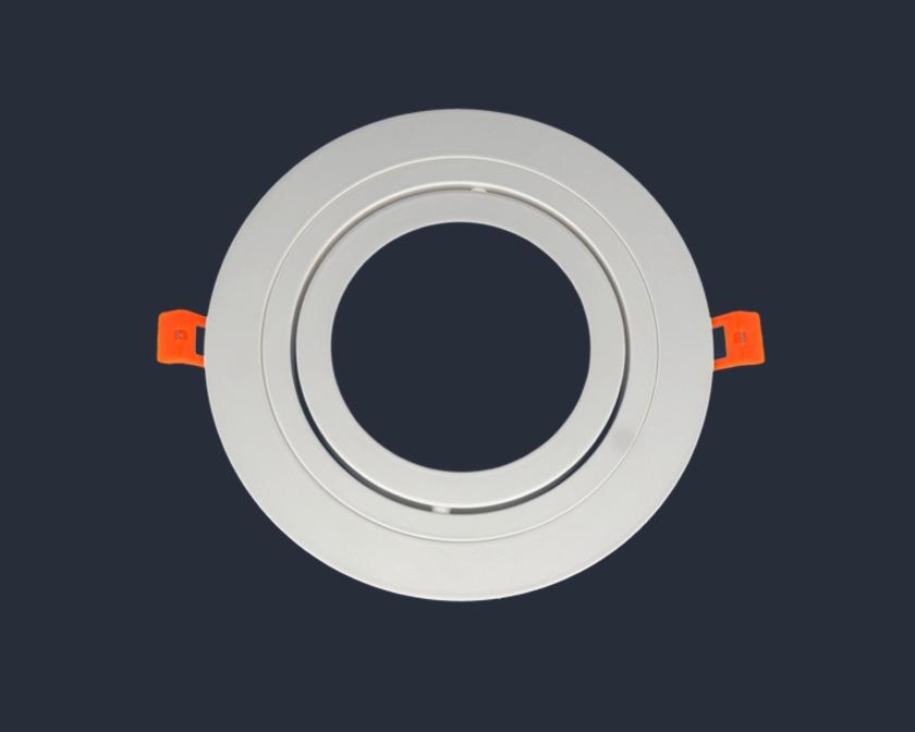 Oprawa aluminiowa AR111 okrągła ruchoma, biały mat