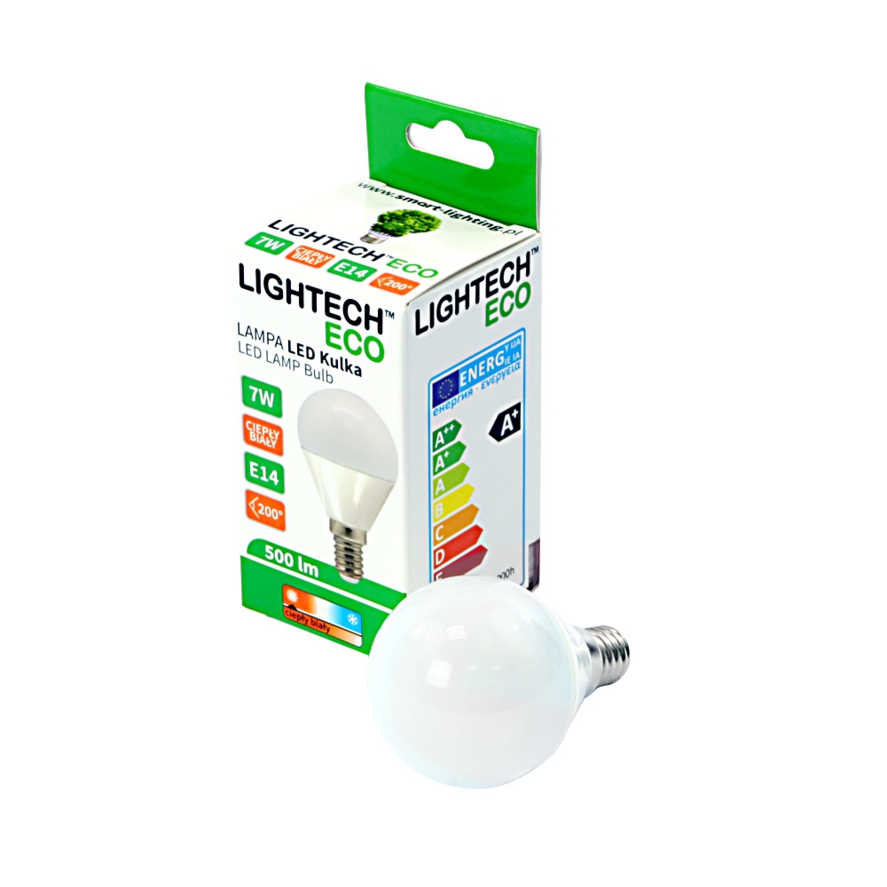 Żarówka LED KULKA 7W 500lm E14 3000K