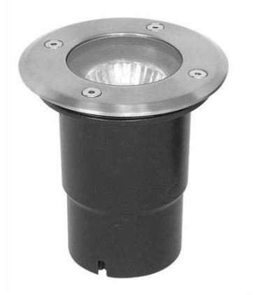 Oprawa halogenowa najazdowa wodoszczelna - IP67- okrągła GU10 na 230V