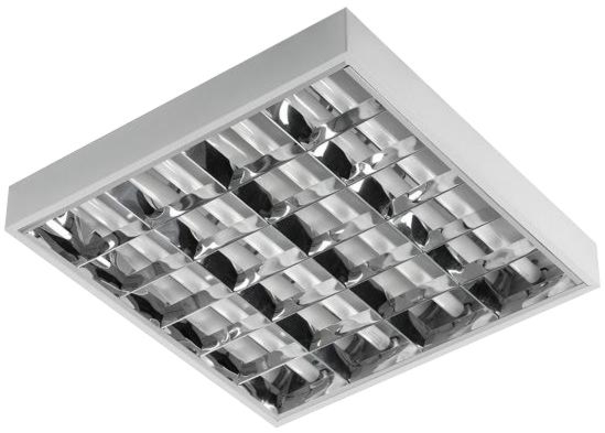 Oprawa rastrowa EVG 4x18W - natynkowa