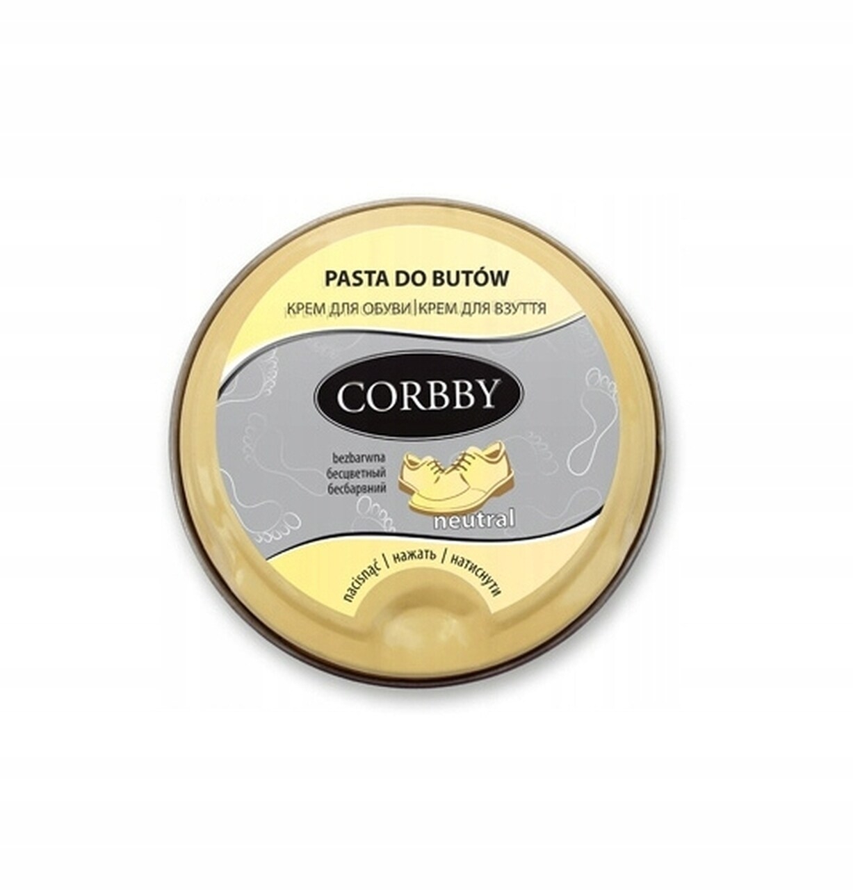 Pasta do Butów Skórzanych Corbby Shoe Polish Neutralna