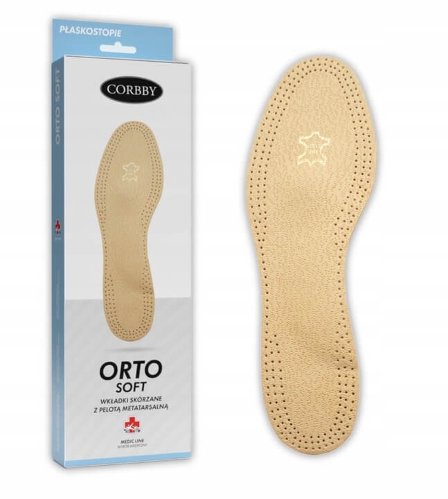 Orto Soft Wkładki Ortopedyczne na Płaskostopie Corbby  r. 42
