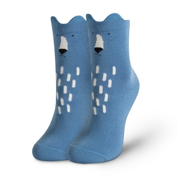 Skarpetki Dziecięce ze Wzorem 6-7 lat PaMaMi Niebieskie