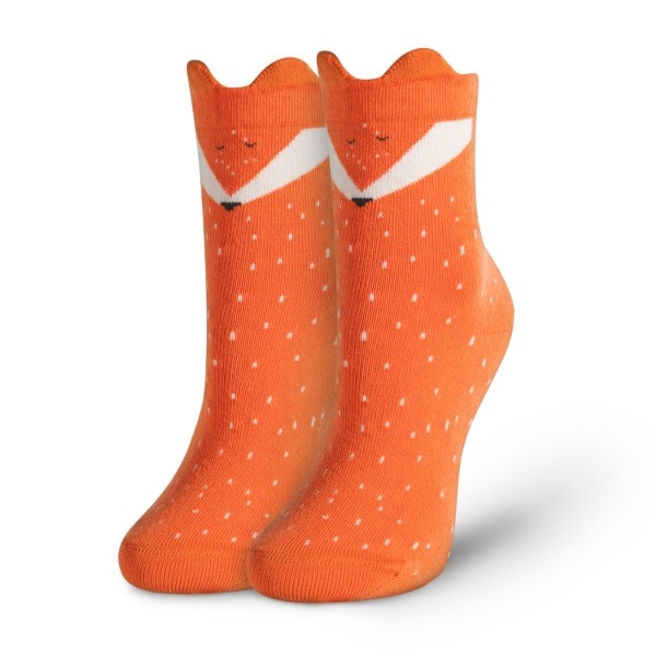 Skarpetki Dziecięce ze Wzorem 2-3 lata PaMaMi Pomarańczowe