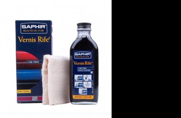 Płyn do Skór Lakierowanych Czarny - Saphir Vernis Rife 100 ml