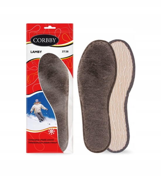 Wełniane Wkładki Ocieplające Lamby Corbby  r. 39-40