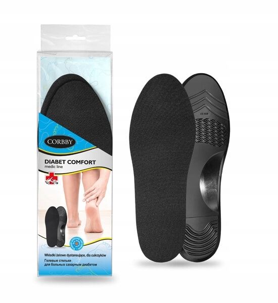 Wkładki Żelowe Diabetic Comfort Corbby r. 43-44