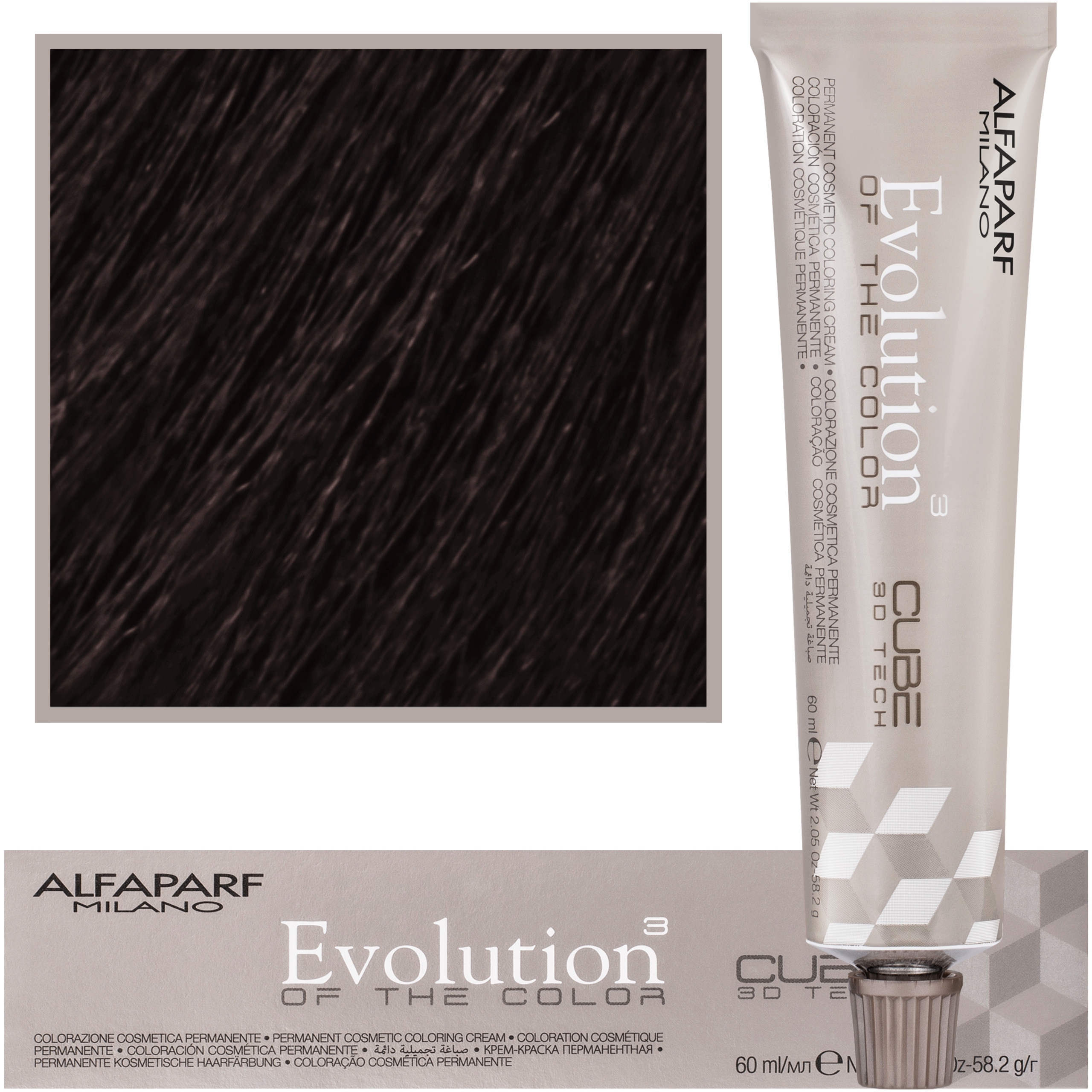 Alfaparf Evolution – farba do włosów 60ml cała paleta 6 NI | Ciemny intensywny naturalny blond