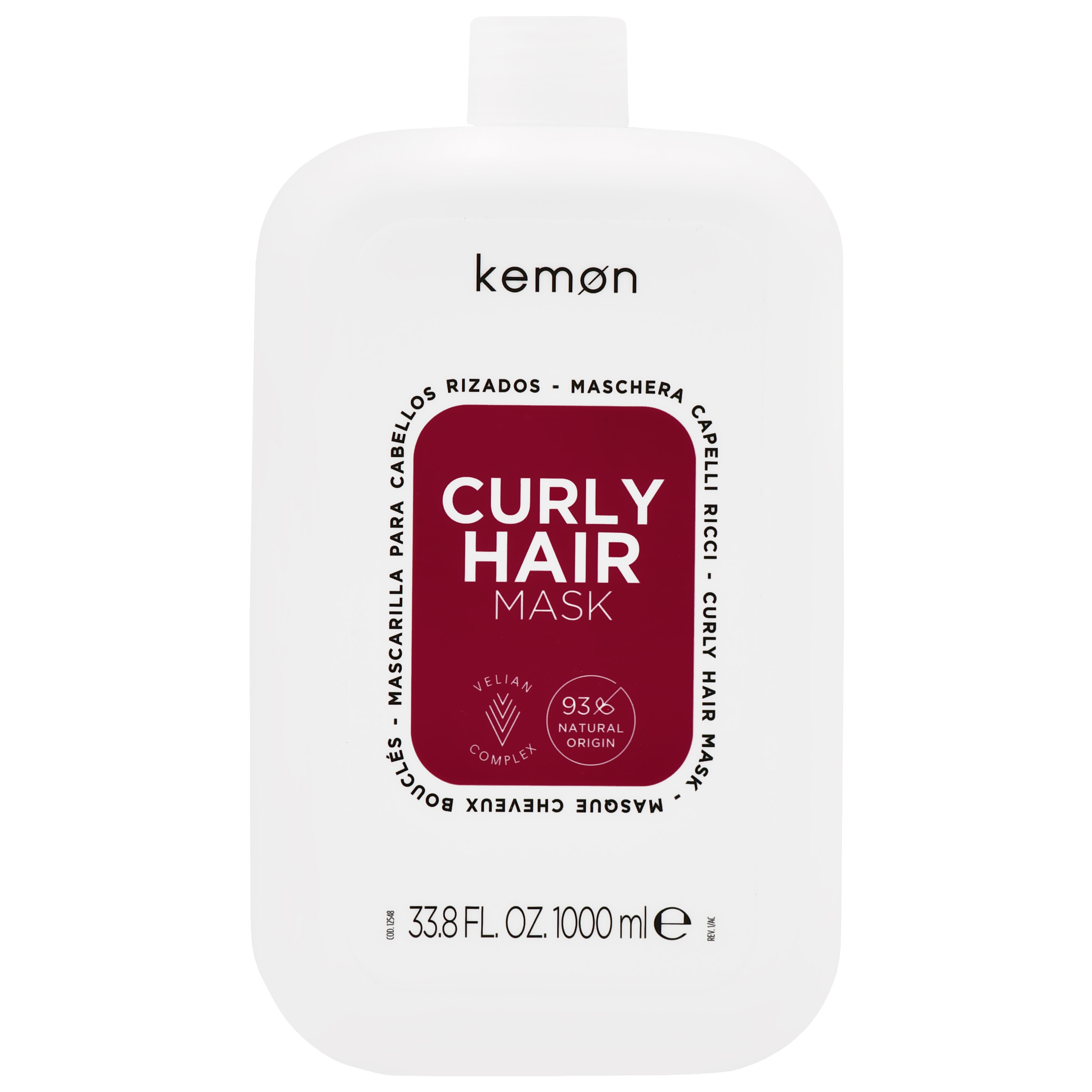 Image of Kemon Curly Hair Mask - maska nawilżająca do włosów kręconych, 1000ml