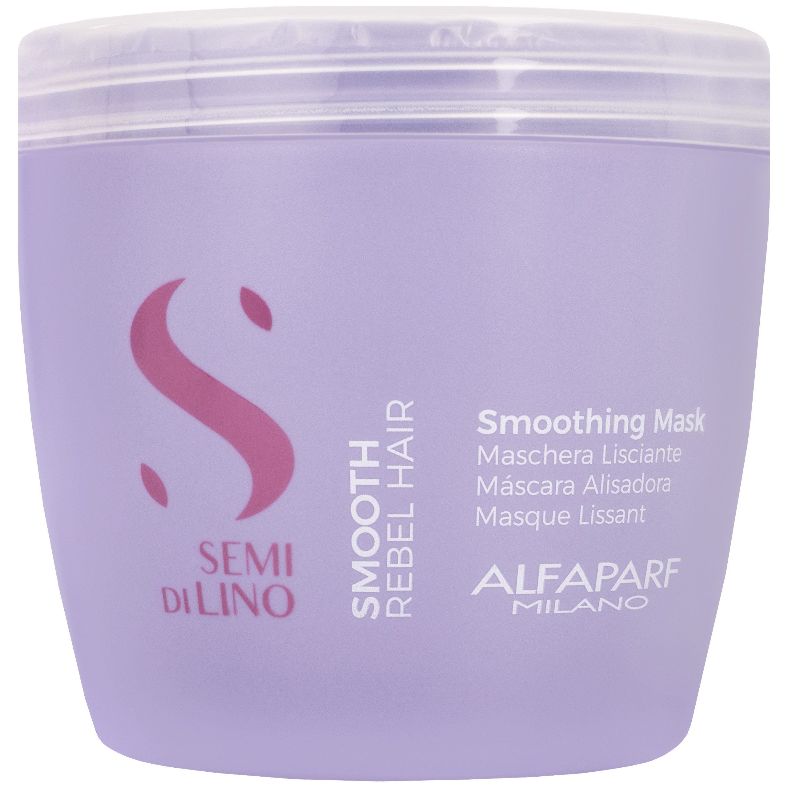 Image of Alfaparf Semi Di Lino Smoothing Mask – nawilżająco-wygładzająca maska do włosów, 500ml