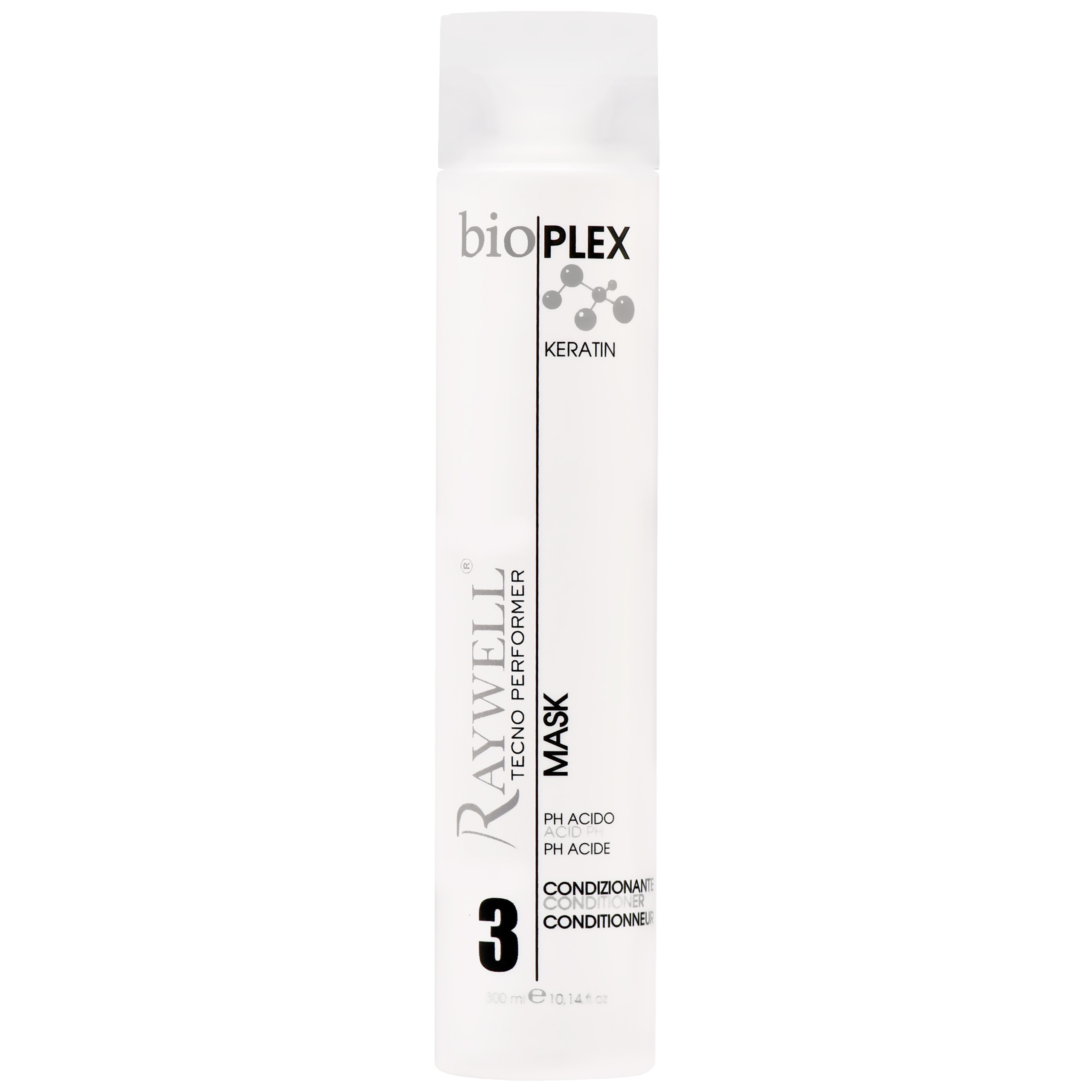 Image of Raywell Bioplex Keratin 3 Acid Mask - maska zakwaszająca do włosów, 300ml