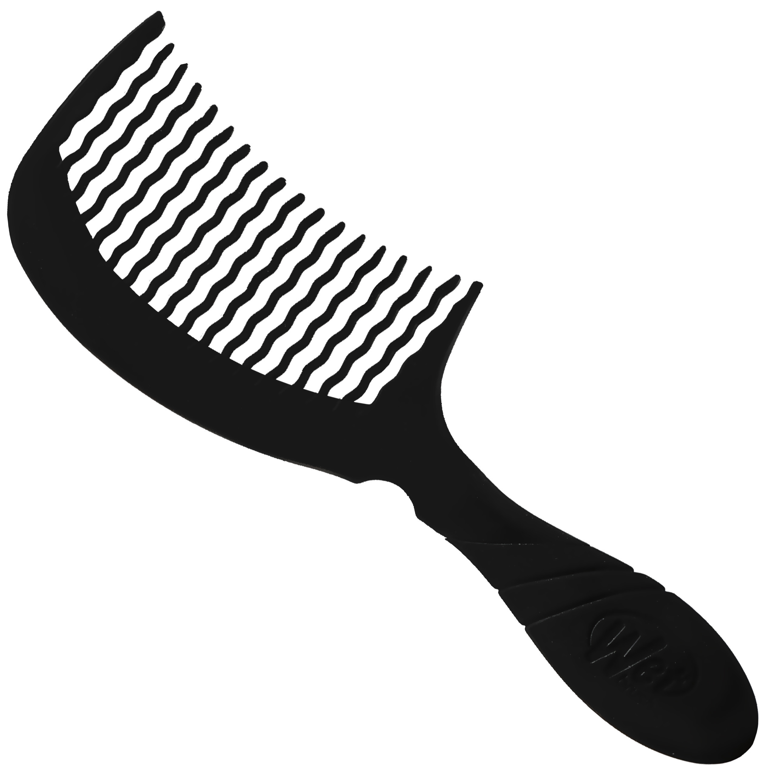 Image of Wet Brush Pro Detangling Comb - grzebień do delikatnego rozczesywania włosów, różne kolory Black | Czarny