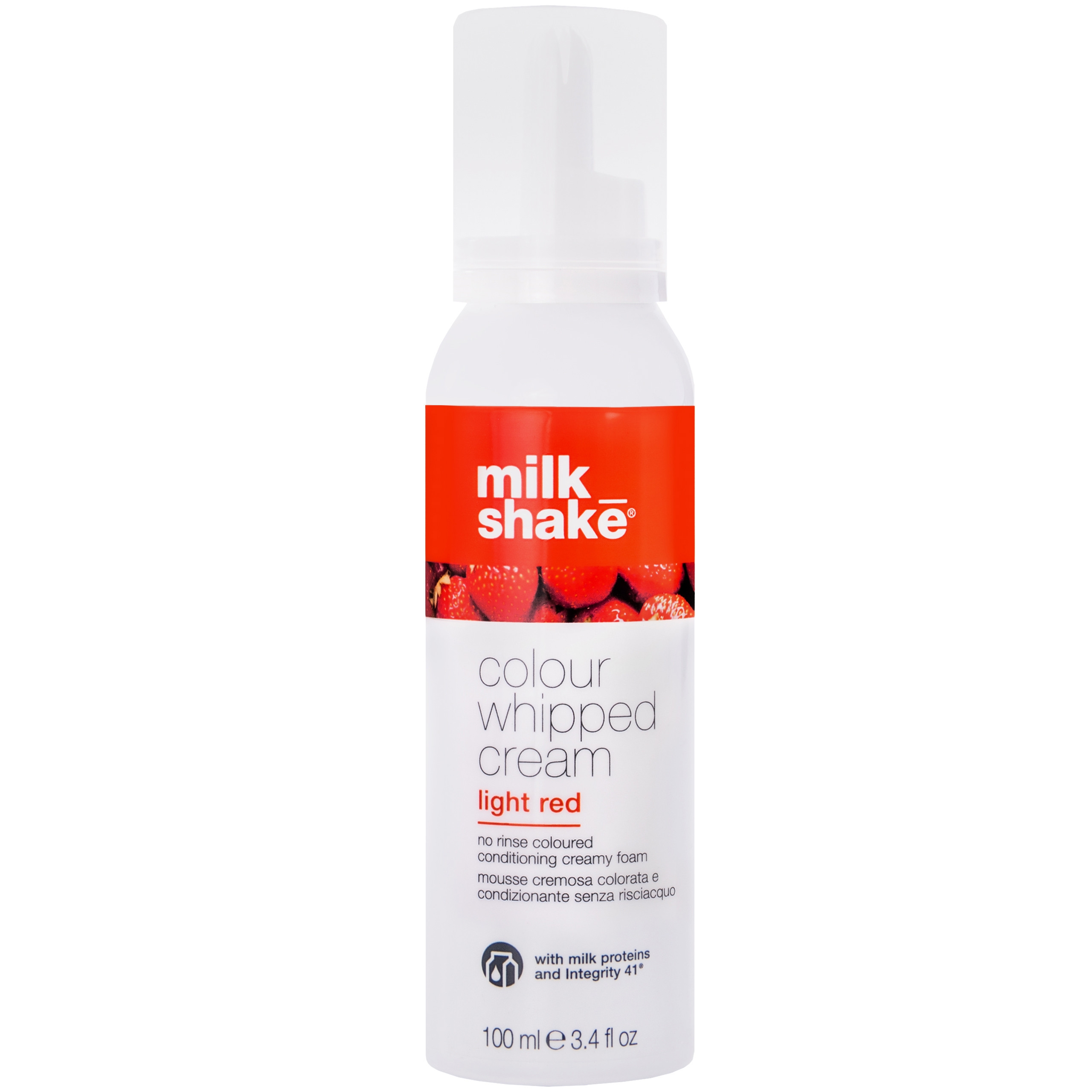 Image of Milk Shake odżywcza pianka koloryzująca różne kolory 100 ml Light Red