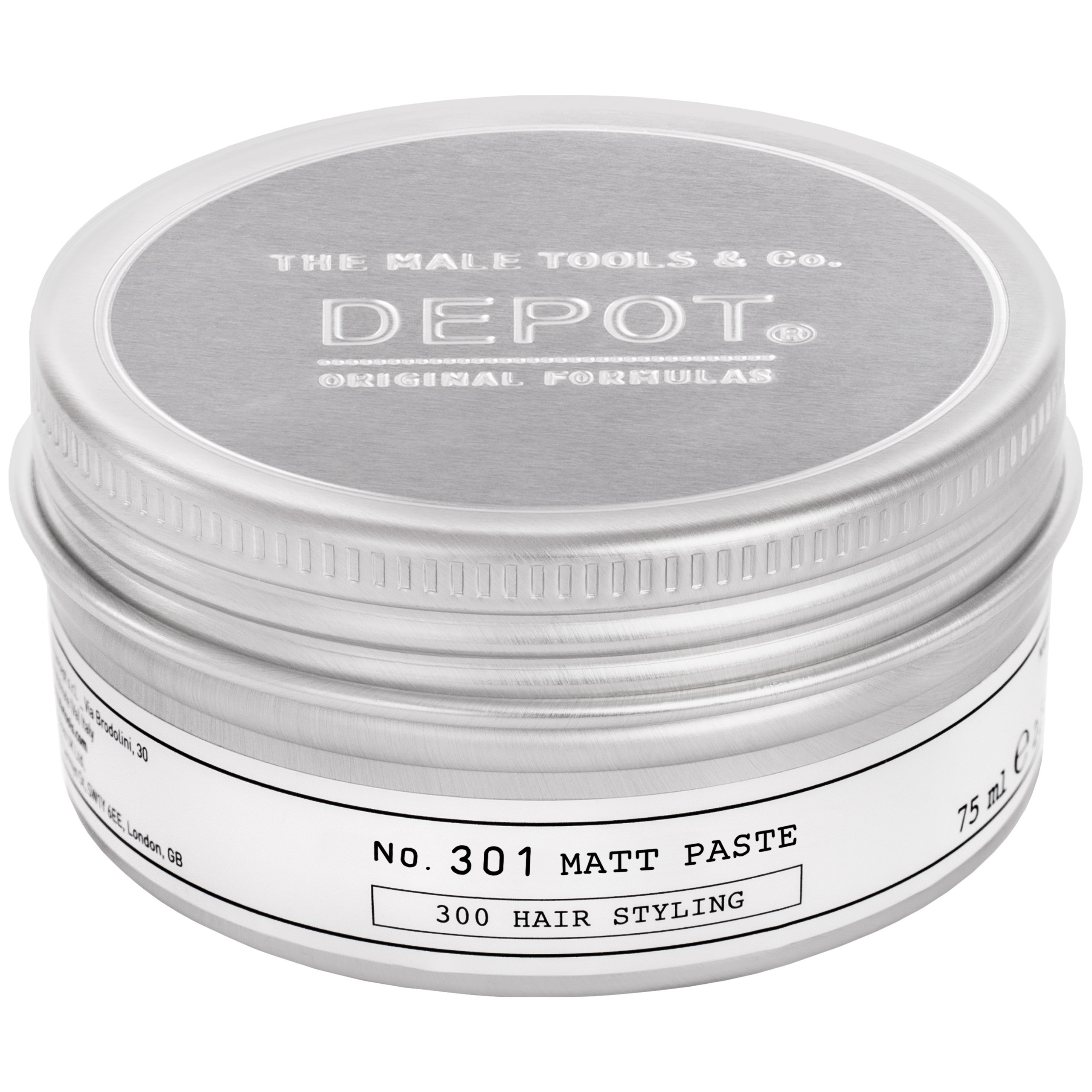 Image of Depot NO.301 Matt Paste - mocna matująca pasta do stylizacji włosów, 75ml