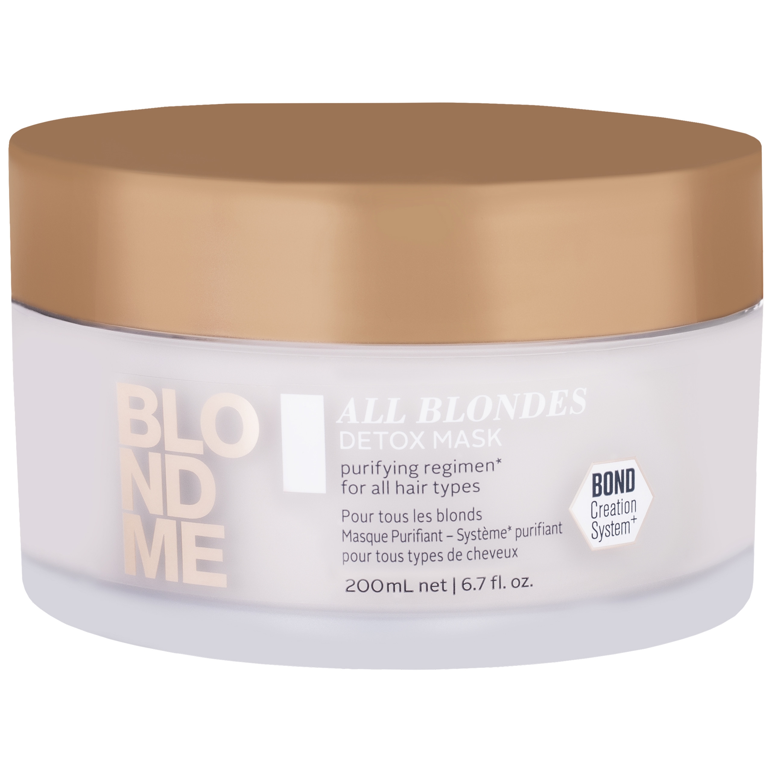 Image of Schwarzkopf BlondMe All Blondes Detox Mask – oczyszczająca maska do włosów blond 200ml