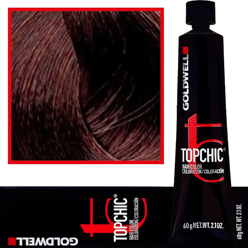 Image of Goldwell Topchic - profesjonalna farba do włosów, 60ml 6K@KK Promienista Miedź