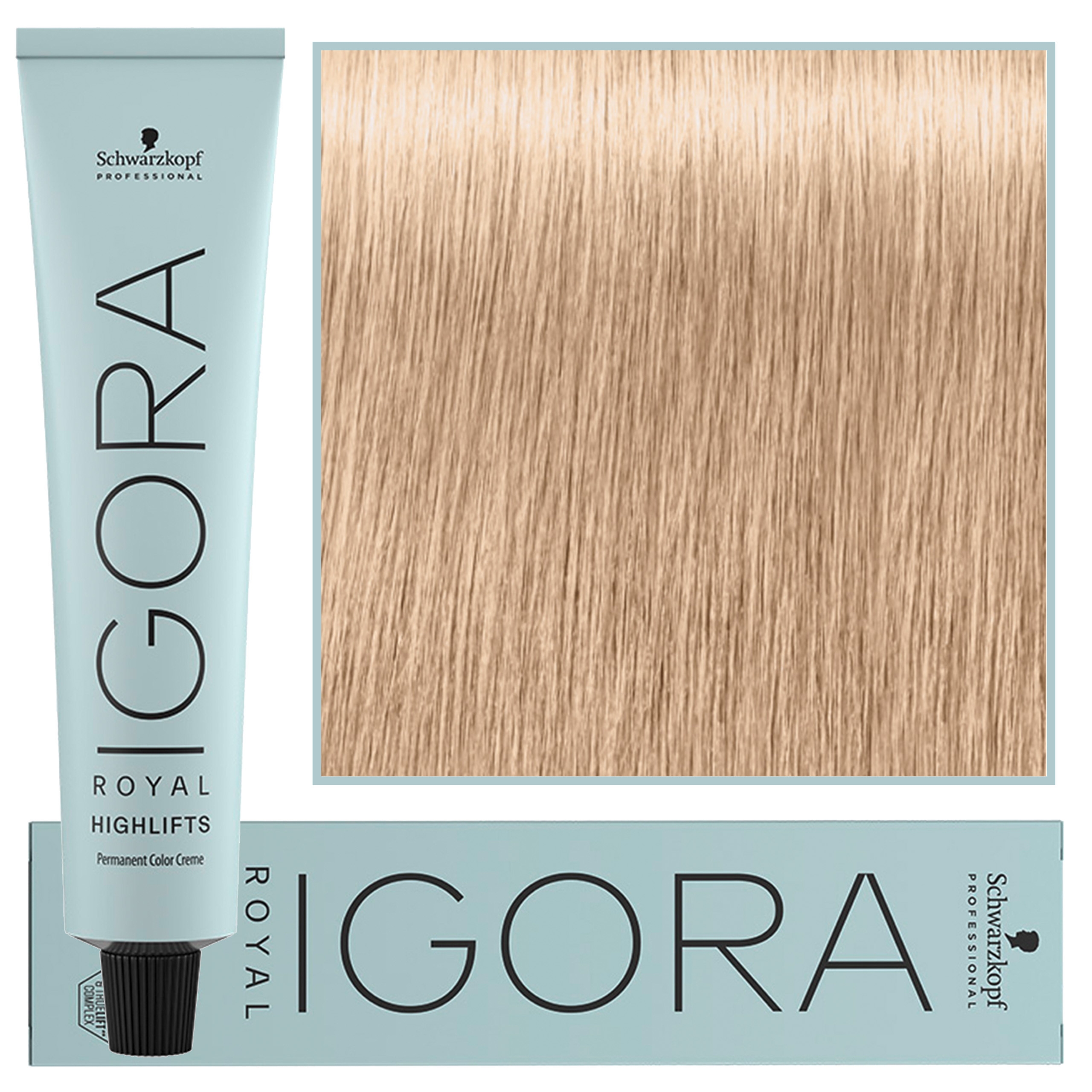 Image of Schwarzkopf Professional Igora Royal Highlifts - farba do włosów o rozjaśniającej formule, 60ml 10-19 | Ultra Blond Cendre Fioletowy