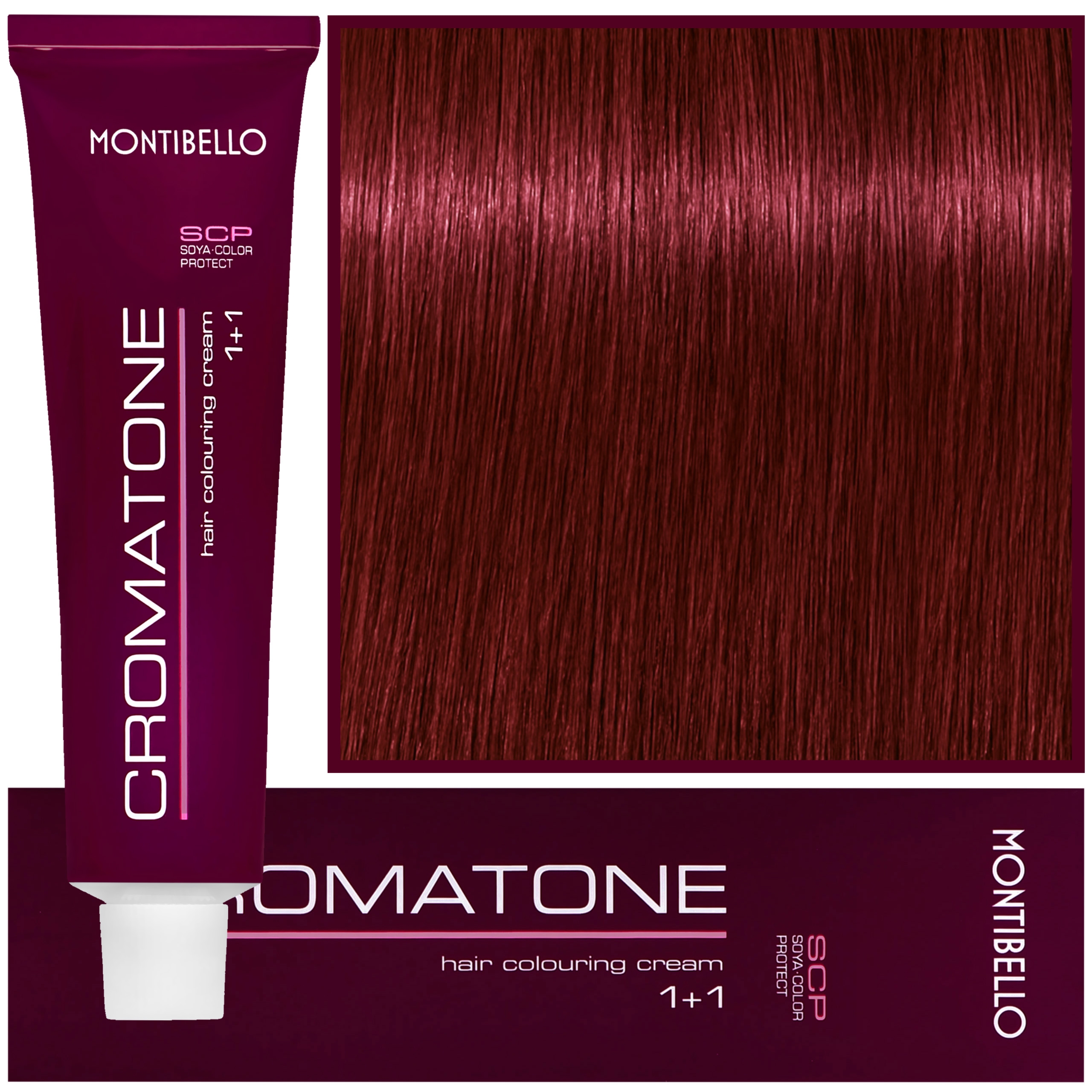 Montibello Cromatone – profesjonalna farba do trwałej koloryzacji, 60ml 7,78 | Średni Czerwony Fioletowy Blond