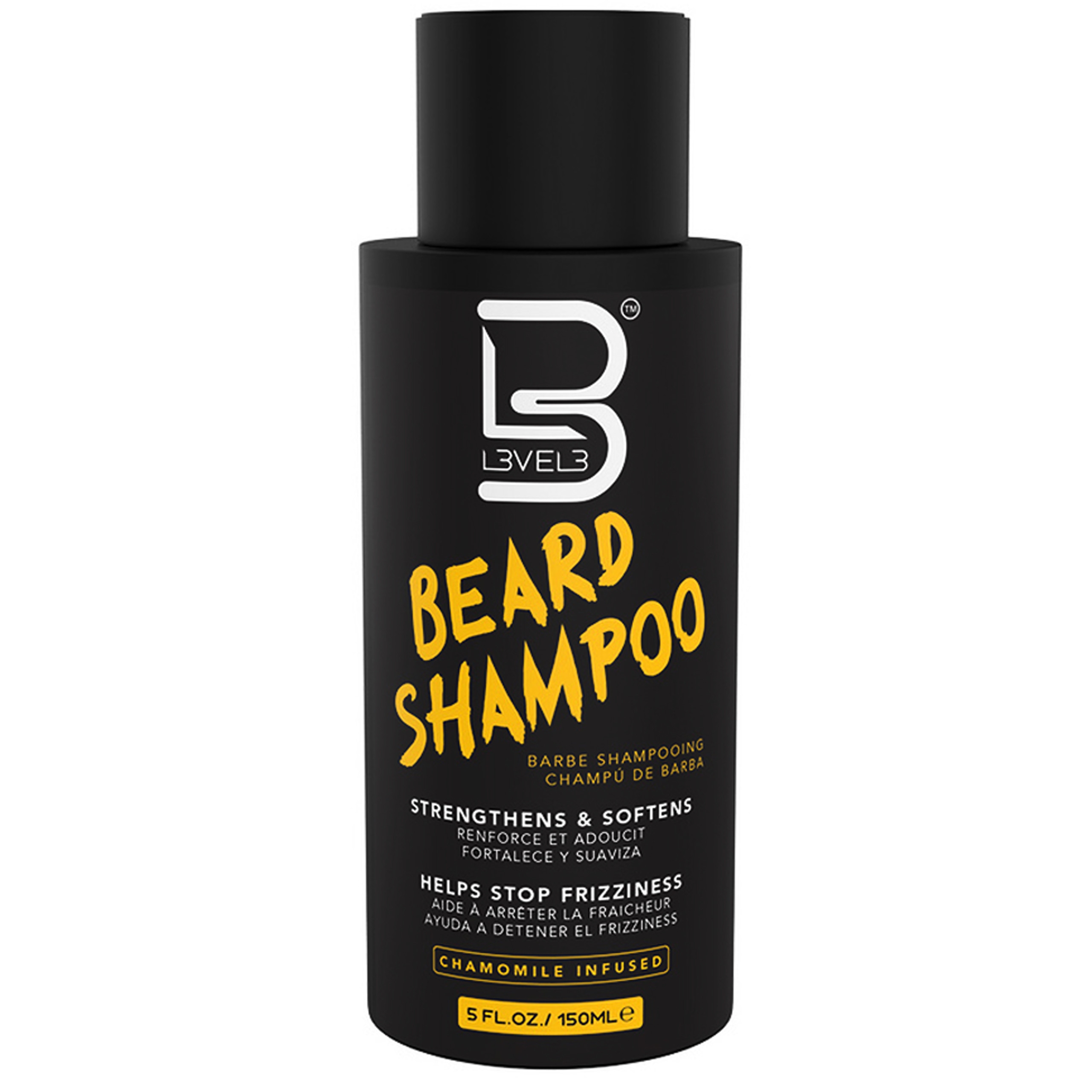 Image of L3VEL3 Beard Shampoo - nawilżający szampon do brody z ekstraktem z rumianku, 150ml