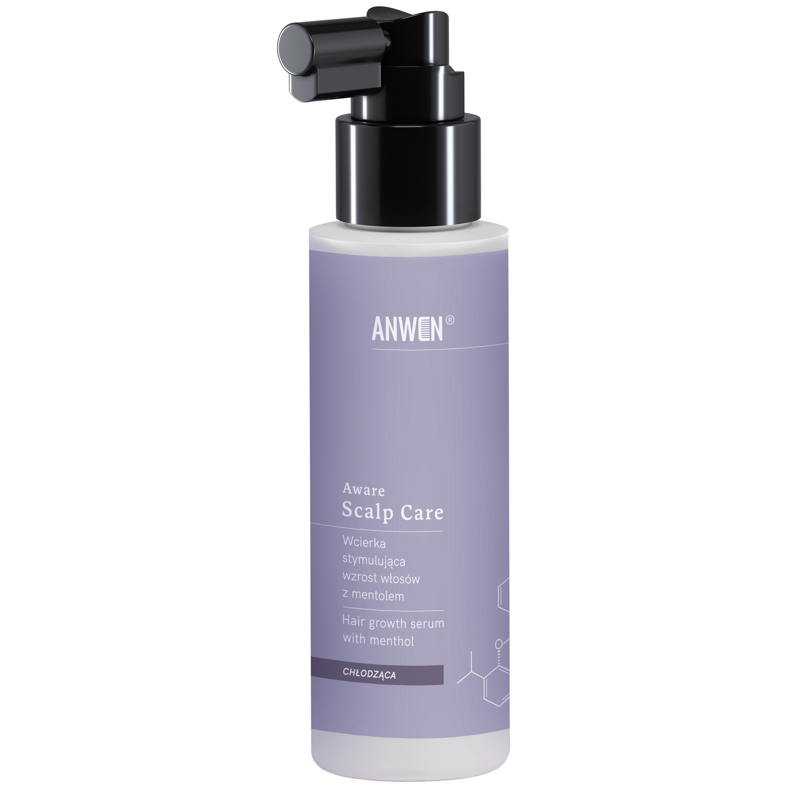 Image of Anwen Aware Scalp Care - wcierka stymulująca wzrost włosów z mentolem, 100ml