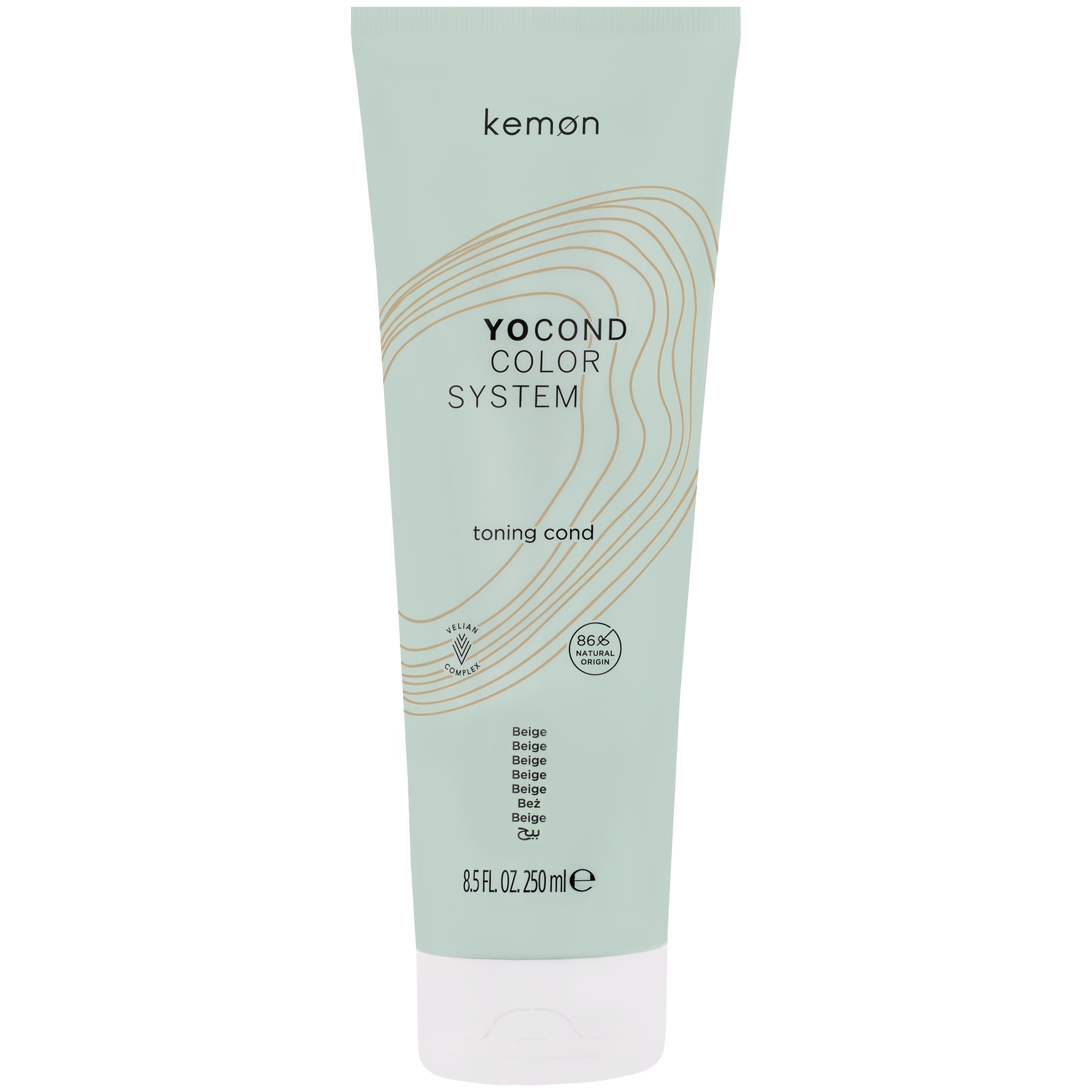 Image of Kemon Yo Cond Color System Toning Conditioner - koloryzująca odżywka do włosów, 250ml Beige | Beż